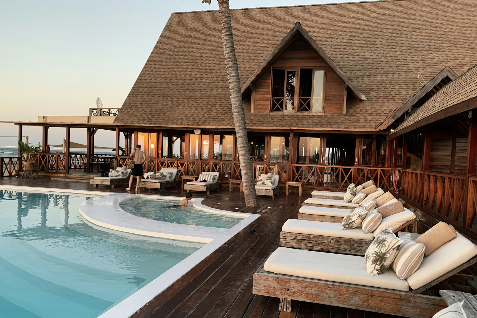 Boutique hotel interior with a calm hospitality atmosphere